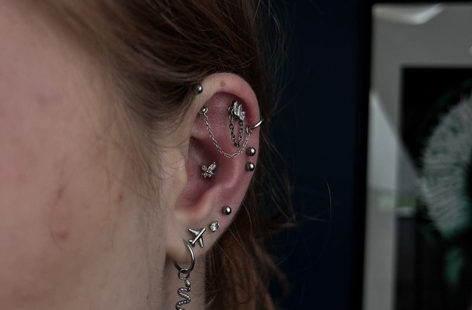 Piercing ucha