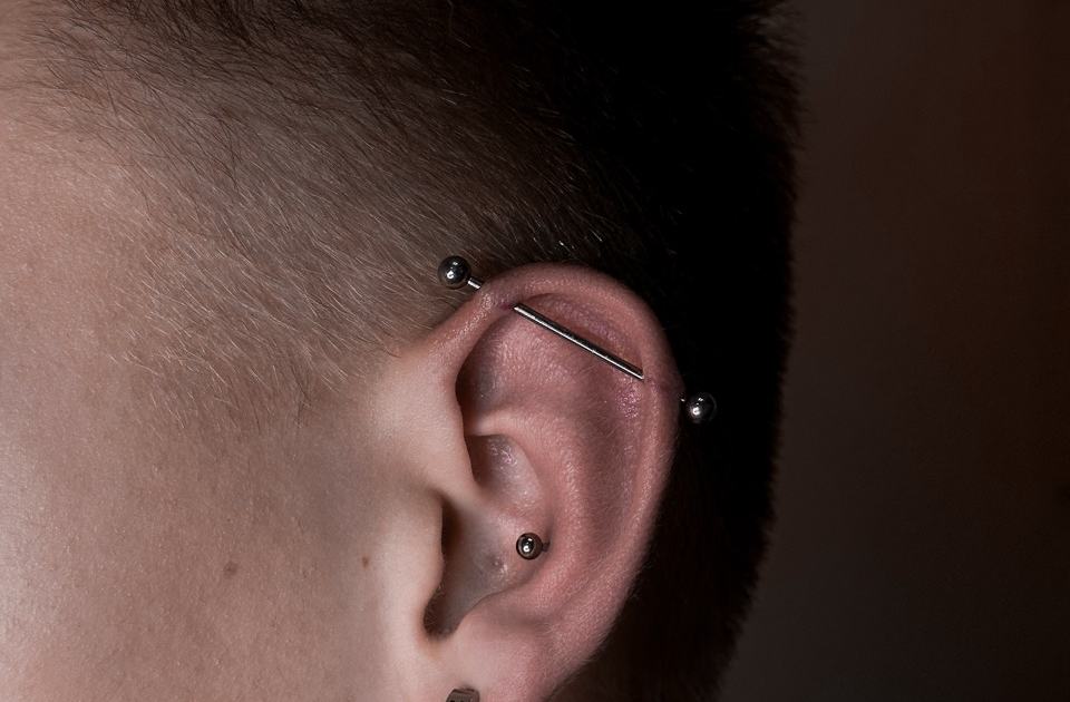 Piercing ucha