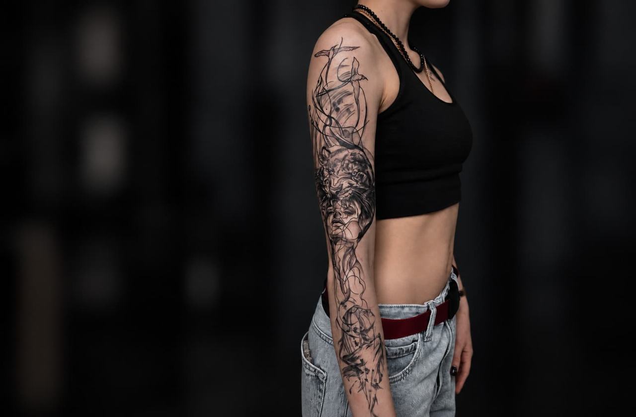 Arm tattoo